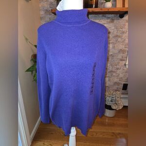 NWT Lane Bryant Vibrant Purple Women's Sweater Size 14/16W